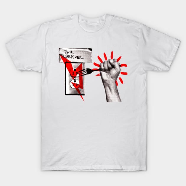 Fork Sharpener T-Shirt by Shopject